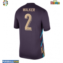 England Kyle Walker #2 Auswärtstrikot EM 2024 Kurzarm